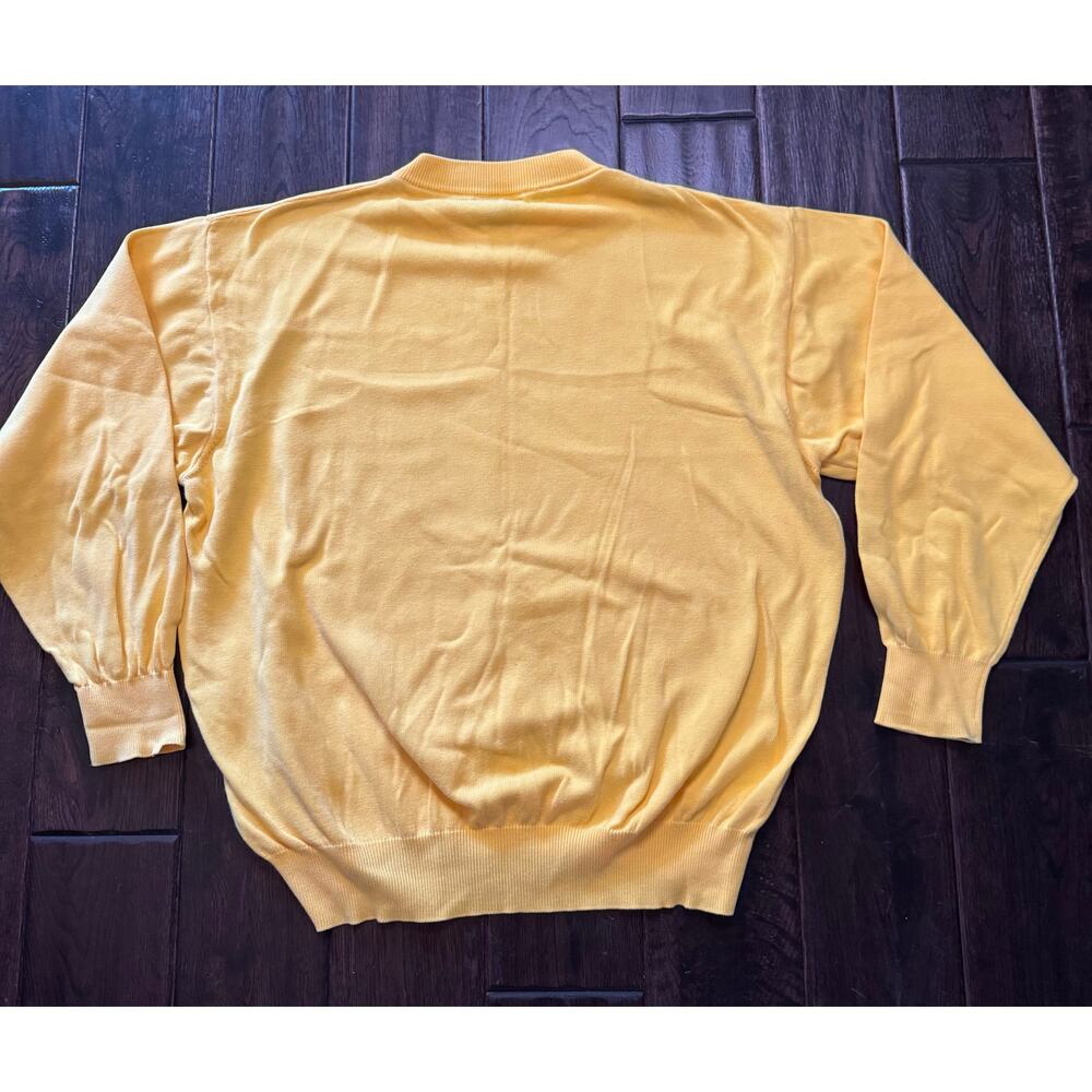 Vintage United Colors Of Benetton Sweater Yellow Men’s Large Women’s XL